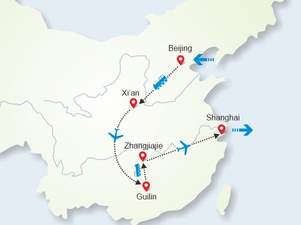 14 Days Enjoy Natural Wonders of Zhangjiajie & Guilin