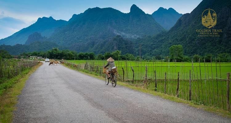 Embark on an Epic Cycling Tour from Hanoi to Vientiane with Golden Trail Travel