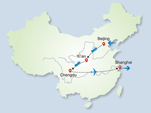 Beijing Xian Chengdu Shanghai Tour 11 Days