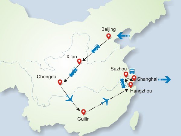 China Highlight Tour 16 Days