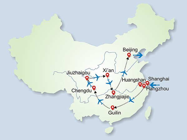 Best China Landscape Tour 19 Days