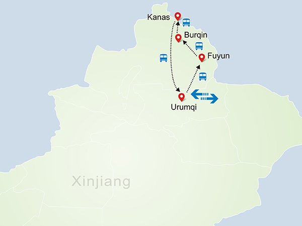 7 Days Picturesque Xinjiang Tour to Kanas Lake