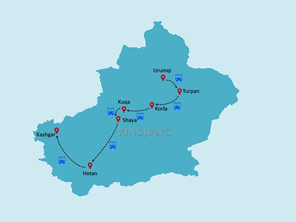 13 Days South Xinjiang Discovery