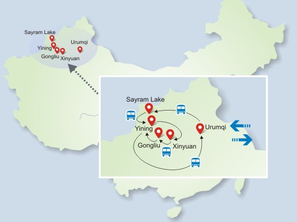 6 Days Apricot Flower Photography Tour from Urumqi